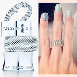 *RETIRED* Tiffany & Co. mesh ring
